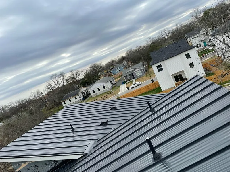 Standing seam metal roof panels with vents for Skylight Repair in Collegedale